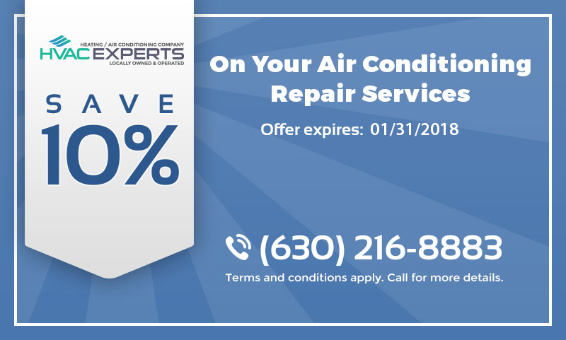 A coupon that gives 10% discount on air conditioning repair services.